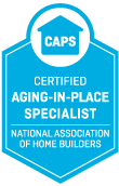 Certified Aging-In-Place Specialist from the National Association of Home Builders, logo
